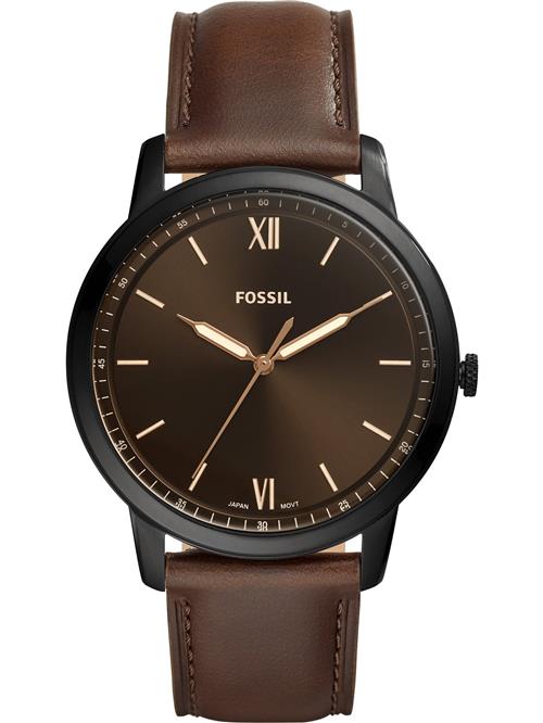 FOSSIL Analogt ur  mørkebrun
