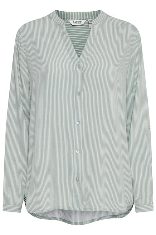b.young Bluse  mint / hvid