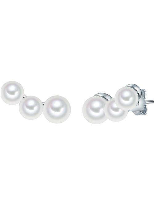 Valero Pearls Øreringe  sølv / perlehvid