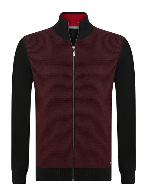 Jacey Quinn Cardigan  bordeaux / sort