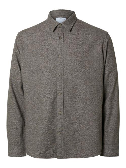 SELECTED Skjorte 'SLHOwen'  choko