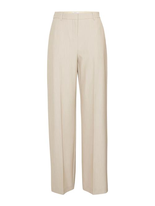 b.young Bukser med fals 'Danta'  creme