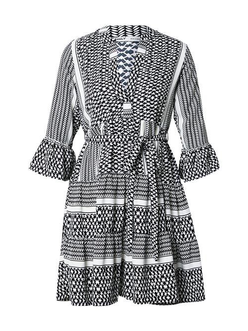 ONLY Kjole 'ONLATHENA'  sort / hvid