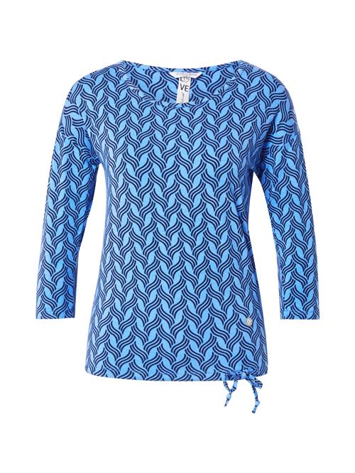 ZABAIONE Shirts 'Mi44nara'  navy / lyseblå