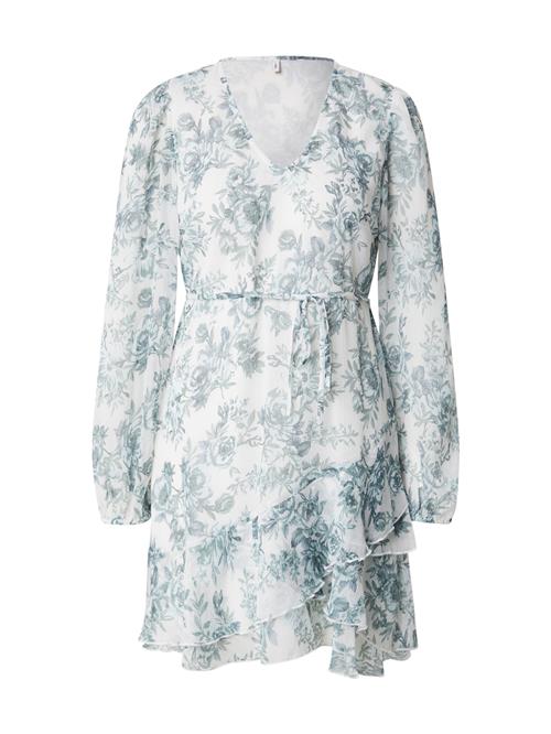 ONLY Kjole 'Miriam'  røgblå / grøn / hvid