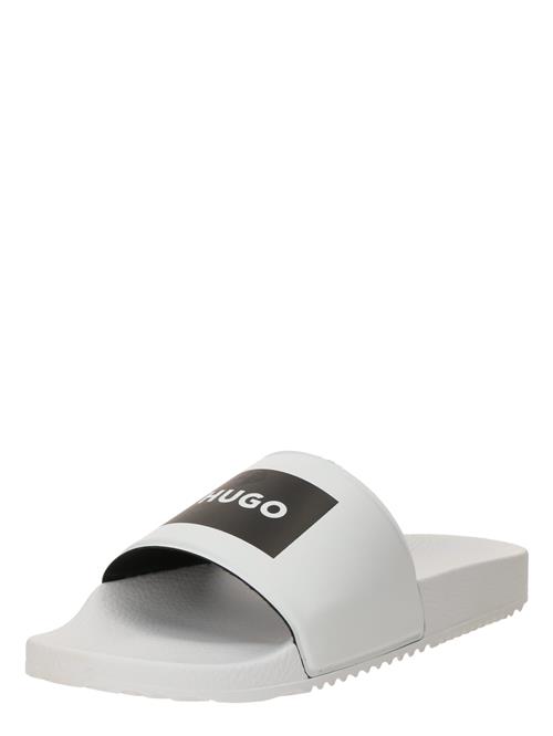 HUGO Pantoletter 'Timein'  sort / hvid