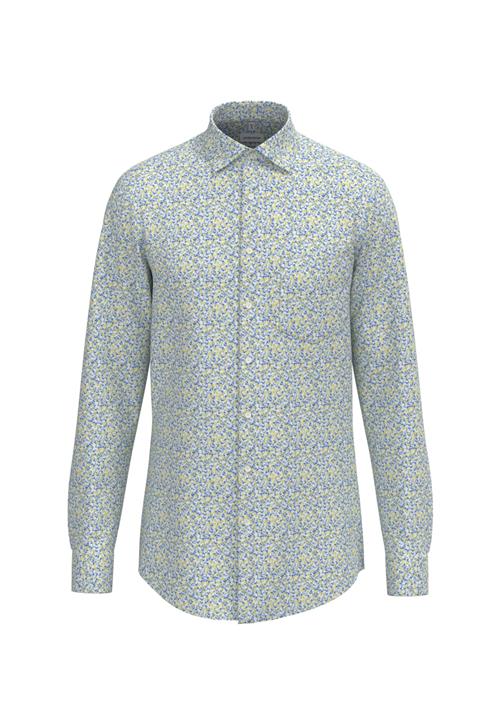 SEIDENSTICKER Forretningsskjorte  beige / royalblå / citron