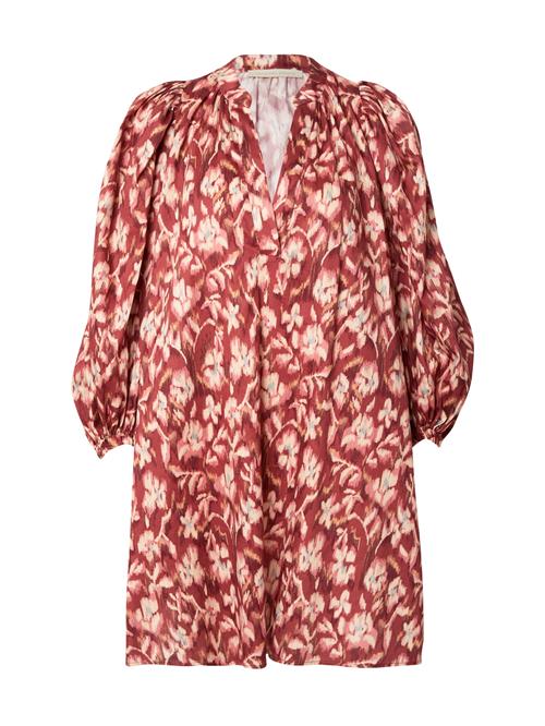 Vanessa Bruno Kjole 'VANESSA'  lyseorange / mørk pink