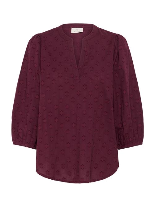Kaffe Bluse 'KAEnya'  burgunder / mørkerød
