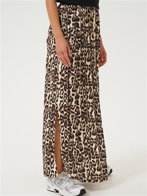 Kaffe Nederdel 'KAEdita'  beige / brun / sort