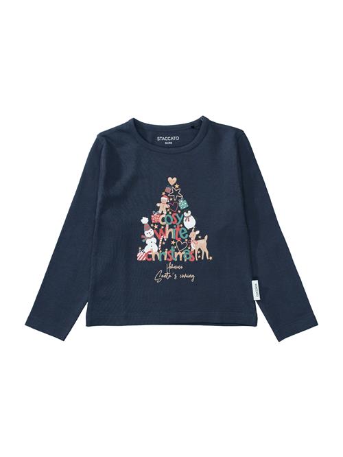 STACCATO Bluser & t-shirts  mørkeblå / offwhite