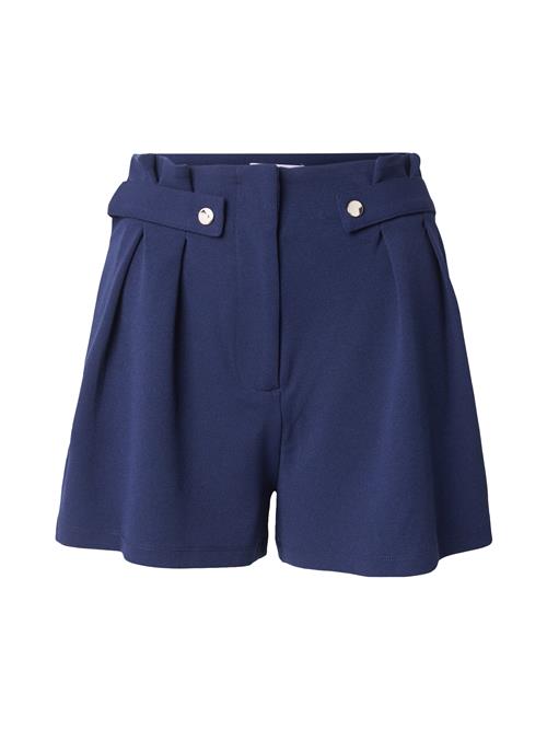 VILA Bukser med lægfolder  navy