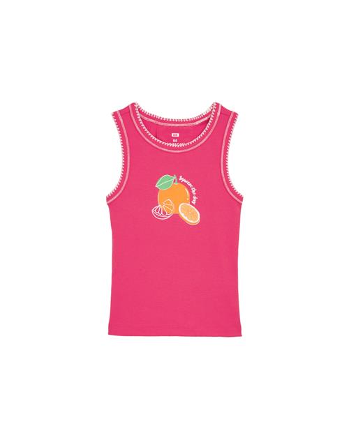 WE Fashion Overdel  orange / neonpink / hvid