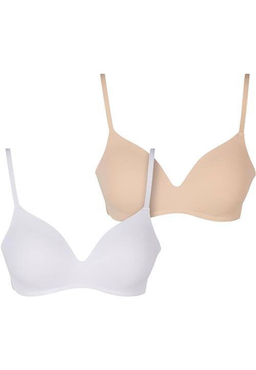 Urban Classics BH  beige / hvid