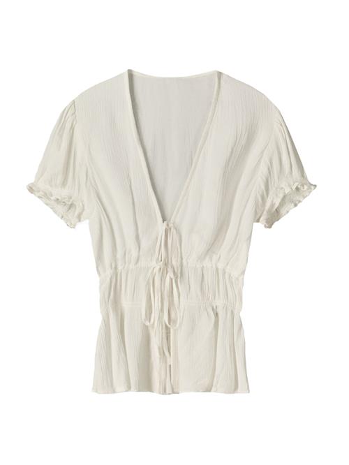 Bershka Bluse  ecru