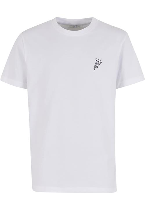 Mister Tee Bluser & t-shirts 'Pizza'  sort / hvid