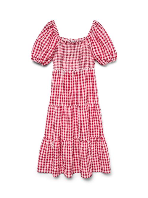 VERO MODA Kjole 'VMCarrie'  rød / hvid