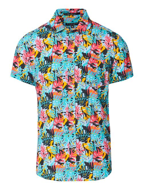 KOROSHI Skjorte  blå / gul / grøn / pink