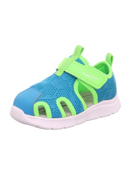 SUPERFIT Sandaler 'WAVE'  azur / æble / hvid
