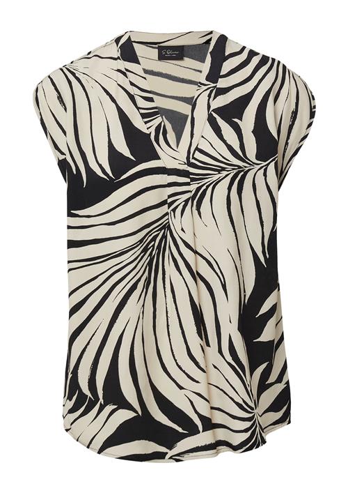 s.Oliver BLACK LABEL Bluse  beige / sort