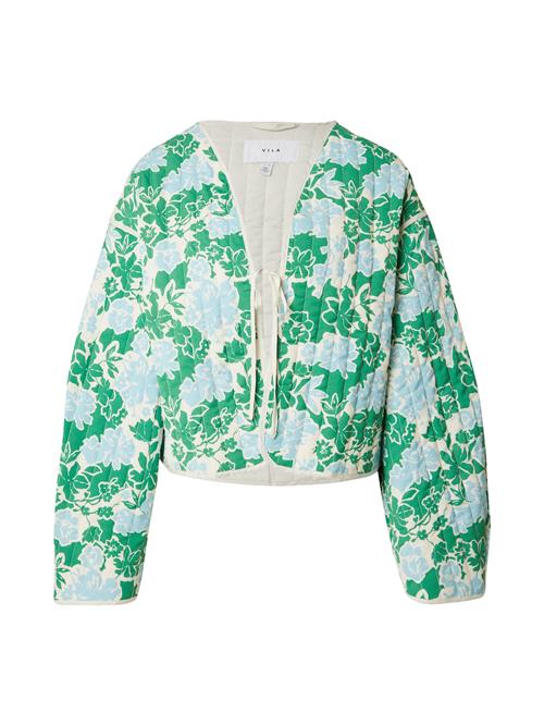VILA Overgangsjakke 'VIALBA'  lyseblå / smaragd / hvid