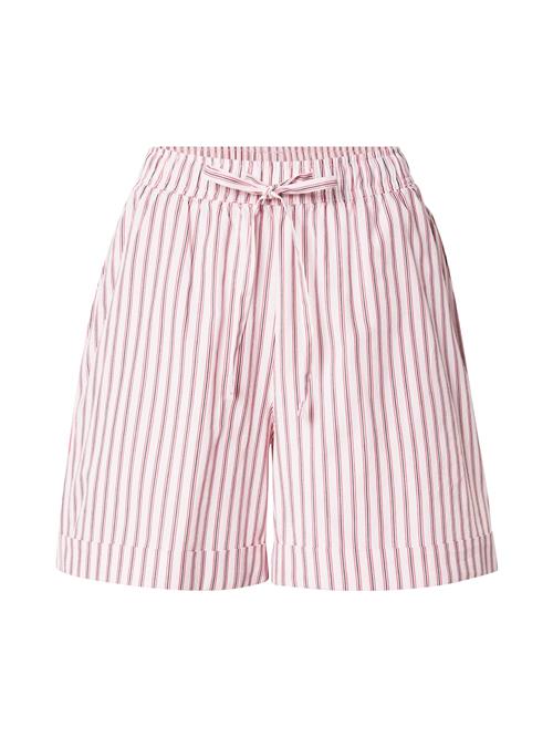 PIECES Bukser 'PCTaelyn'  pastelpink / mørk pink / sort