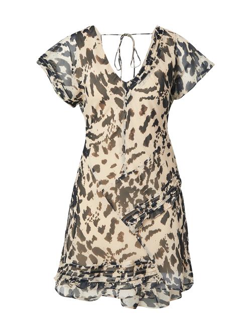 TOPSHOP Kjole  beige / sort