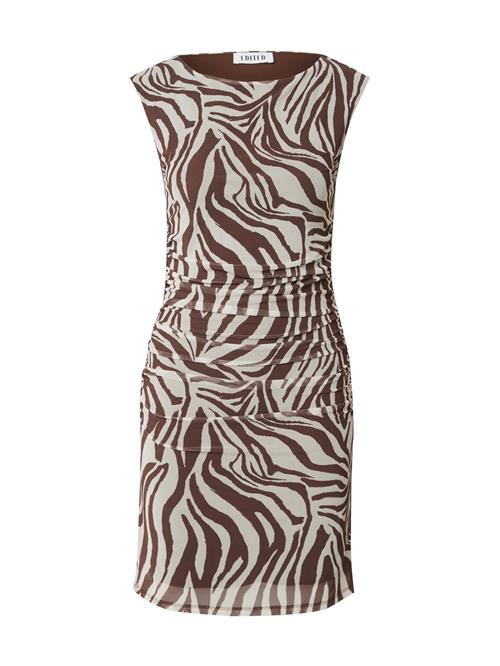 EDITED Sommerkjole 'Kamila'  brun / hvid