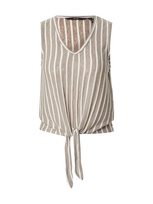 VERO MODA Overdel 'VMLANA'  greige / hvid