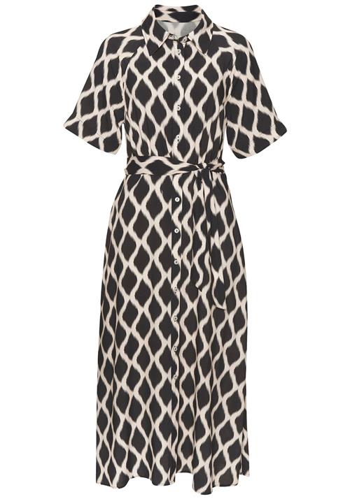 VIVANCE Blusekjole  beige / sort