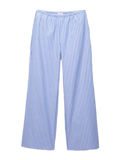 Pull&Bear Bukser  blue denim / hvid