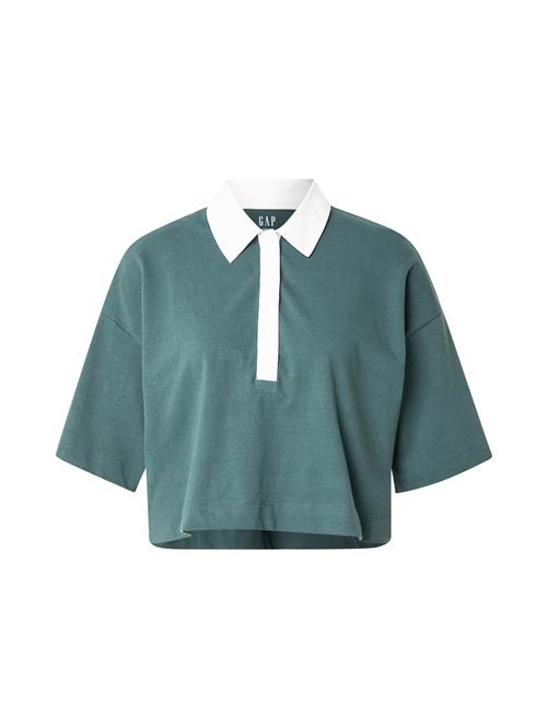 GAP Shirts  smaragd / hvid