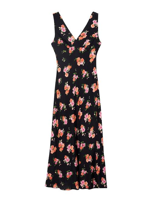 MANGO Kjole 'ROCIO'  kiwi / lyseorange / lyserød / sort