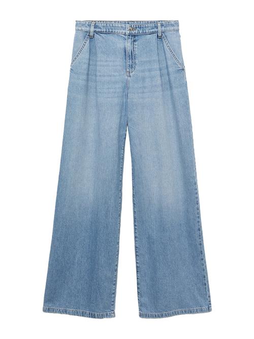 MANGO Jeans med lægfolder 'ONA'  blue denim