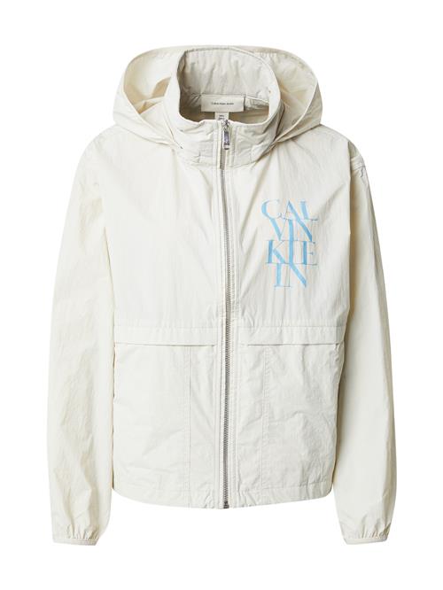 Calvin Klein Jeans Overgangsjakke 'ESSENTIALS'  azur / offwhite