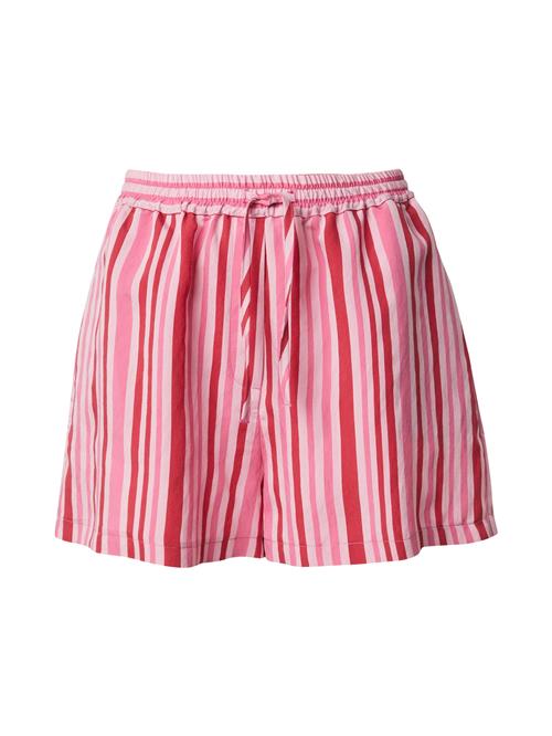 KAVAZI Bukser  pink / rød / naturhvid