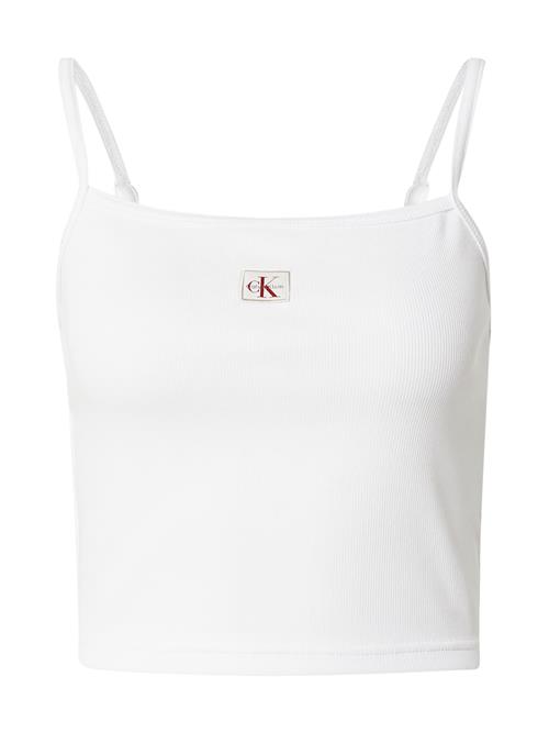 Calvin Klein Jeans Overdel  rød / hvid