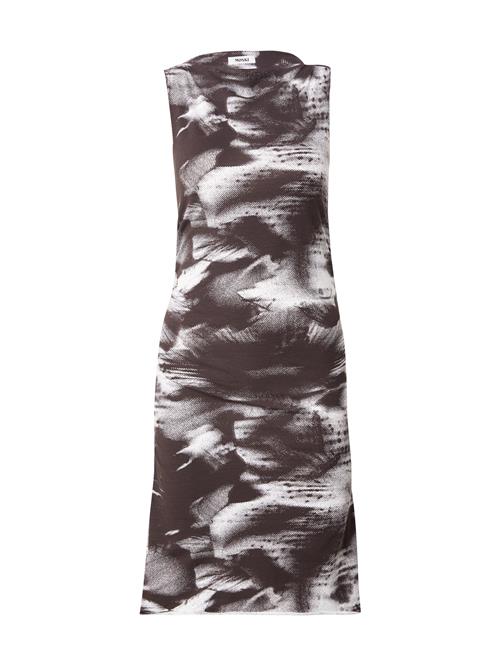 Monki Kjole  brun / hvid