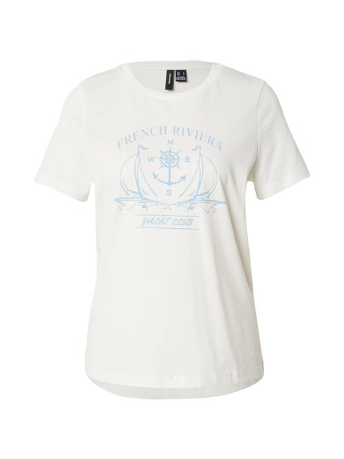 VERO MODA Shirts 'VMDINA OLLY'  lyseblå / offwhite