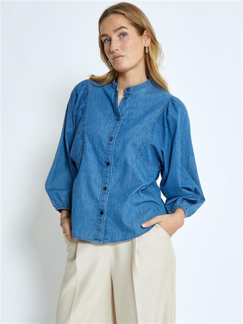 minus Bluse 'Jasmene'  blue denim