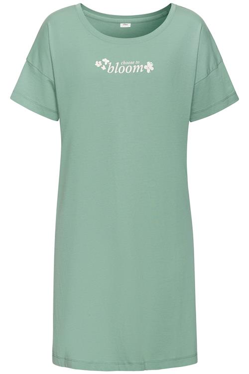 s.Oliver Natskjorte  siv / hvid