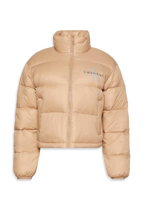 Calvin Klein Jeans Overgangsjakke  cappuccino / sort / sølv