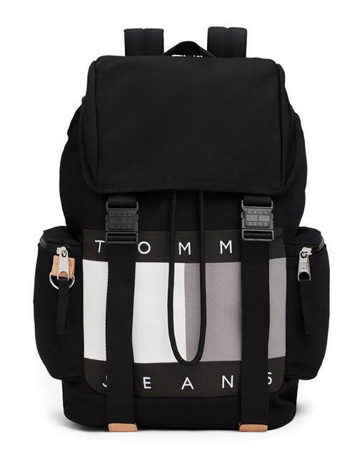 Tommy Jeans Rygsæk  grå / sort / hvid