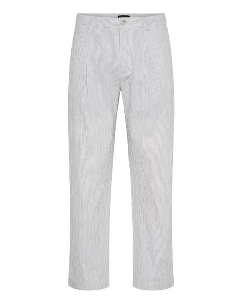 Matinique Bukser 'MAHart'  lysegrå / hvid