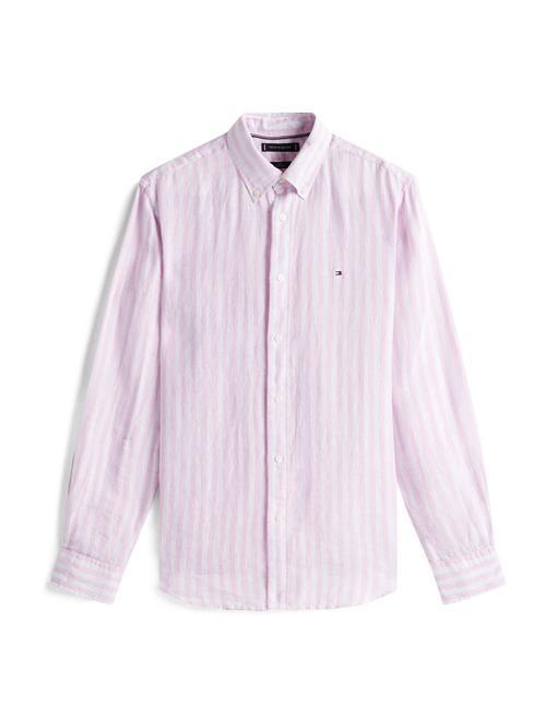 TOMMY HILFIGER Skjorte 'ESSENTIAL'  pink / hvid