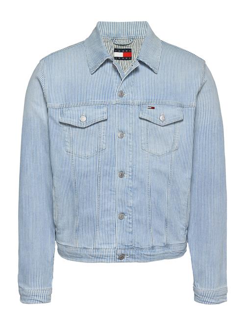 Tommy Jeans Overgangsjakke 'RYAN'  blue denim / hvid