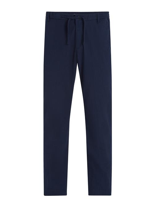 TOMMY HILFIGER Lærredsbukser 'HARLEM'  navy / rød / hvid