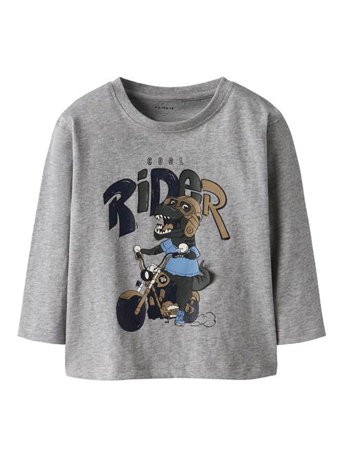 NAME IT Bluse Bill Grey Melange