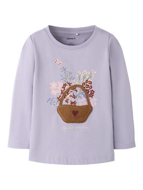 NAME IT Bluse Betua Lavender Gray