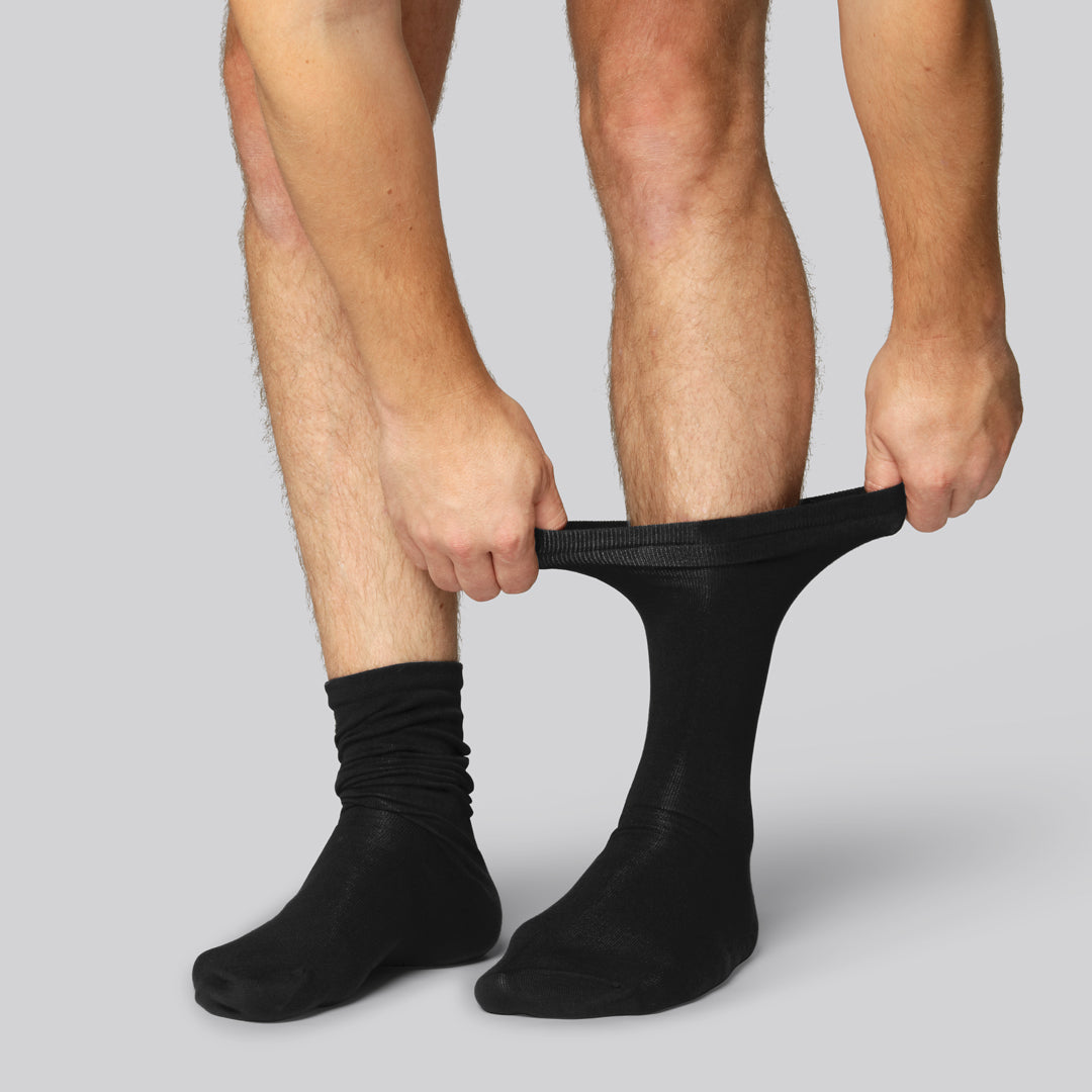 Bambus strømper uden elastik i sort til mænd (Copy)